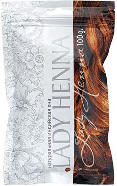 Хна натуральная индийская коричневая 100г Lady Henna 