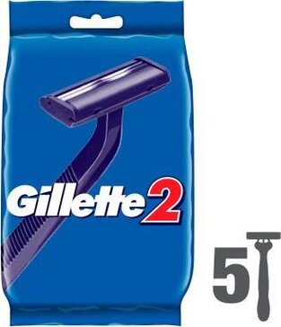 Одноразовые мужские бритвы Gillette2 5 шт