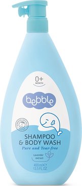 Bebble шампунь детский для волос и тела 400мл shampoo & body wash