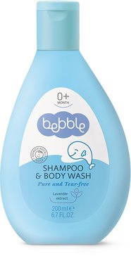 Bebble шампунь детский для волос и тела 200мл shampoo & body wash