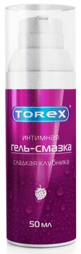 Torex гель-смазка интимная 50мл сладкая клубника