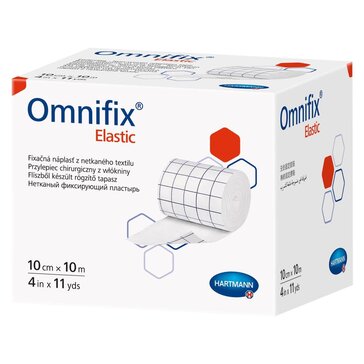 Omnifix elastic Пластырь фиксирующий нетканый белый 10 см х 10 м 1 шт