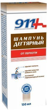 911 Шампунь Дегтярный против перхоти 150 мл