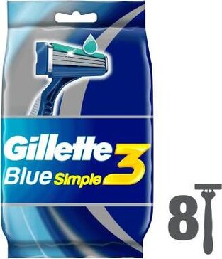 Gillette Blue simple 3 станки одноразовые 8 шт