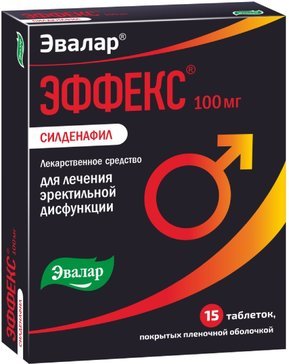 Эффекс Силденафил таб 100 мг 15 шт