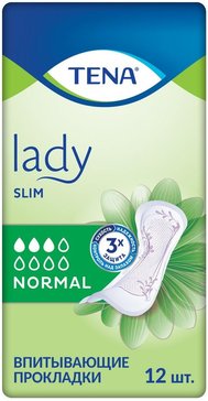 TENA Lady Slim Normal прокладки урологические 12 шт