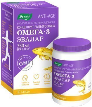 Anti-Age Омега-3 концентрат рыбьего жира капс 30 шт