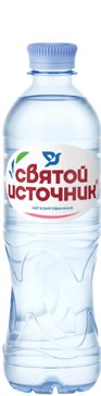 Святой источник Вода питьевая негазированная 0.5 л (ПЭТ) 