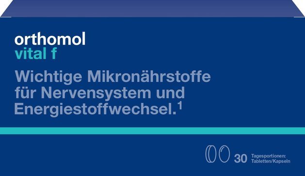 Ортомоль Витал Ф, курс 30 дней (капсулы, таблетки)