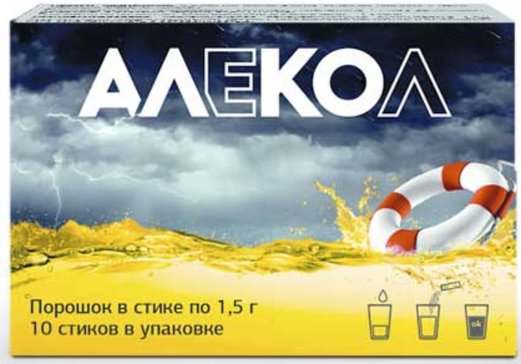 Алекол порошок 1.5г стик 10 шт