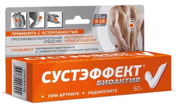 Сустэффект биоактив линим. 50г туба