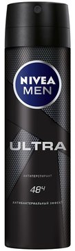 Дезодорант-антиперспирант спрей Nivea Men ULTRA с антибактериальным эффектом, 150 мл