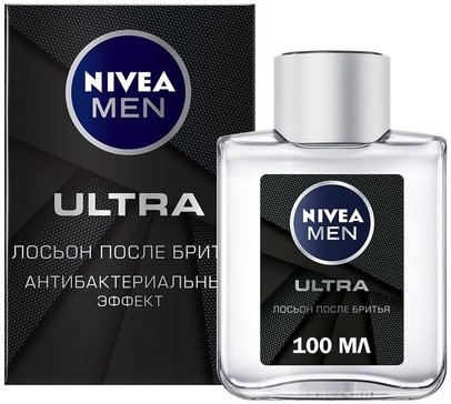 Лосьон после бритья Nivea Men ULTRA с антибактериальным эффектом, 100 мл