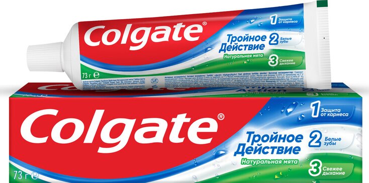 Colgate паста зубная 50 мл тройное действие