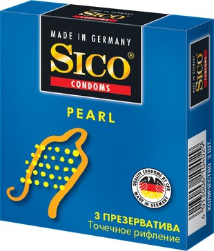 Презервативы Sico Pearl Точечное рифление 3 шт