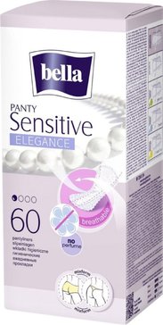 Bella прокладки ежедневные 60 шт panty sensitive elegance