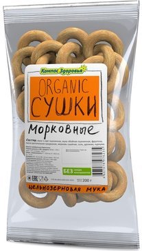 Компас здоровья сушка 200г морковная