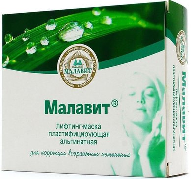 Малавит лифтинг-маска 30г 2 шт пластифицирующая альгинатная