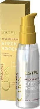 Жидкий шелк для всех типов волос 100мл Estel curex brilliance 