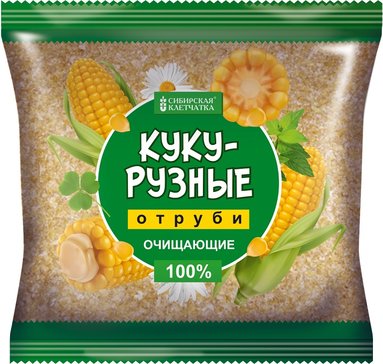 Отруби сибирские очищающие 180г кукурузные