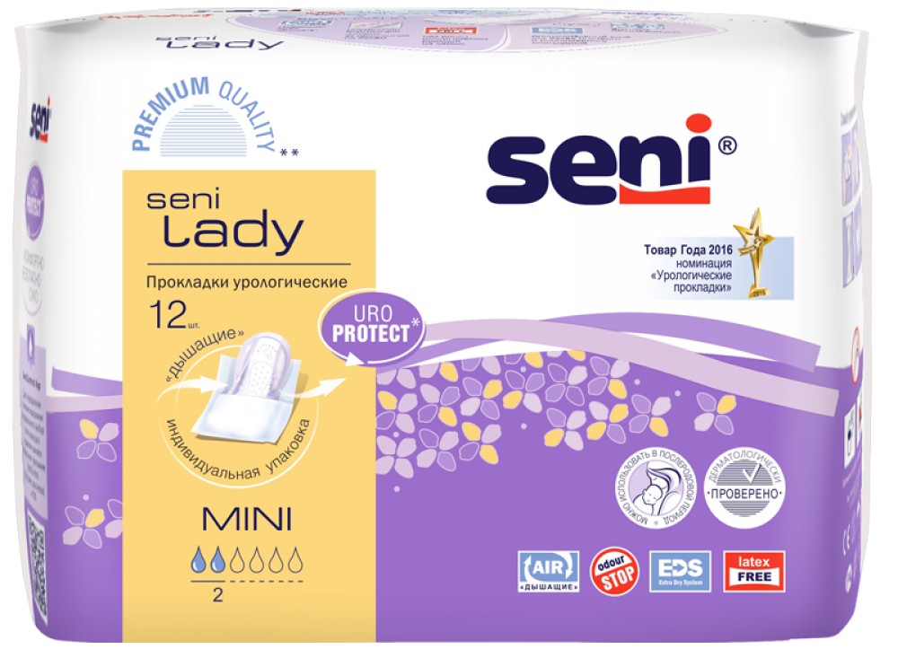 Seni Lady Mini прокладки урологические 12 шт