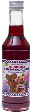 Сироп плодов шиповника с черной смородиной витаминизированный 250 мл