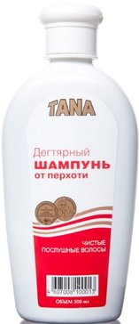 Tana шампунь от перхоти 300мл дегтярный