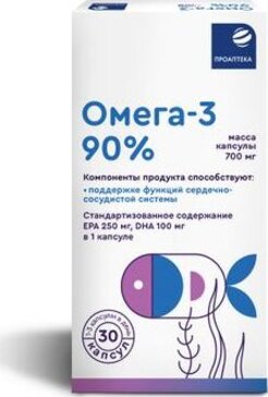 Проаптека Омега-3-90% капс 30 шт