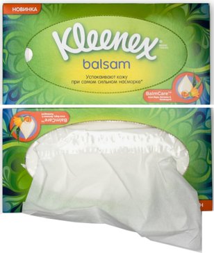 Kleenex салфетки бумажные 72 шт Balsam