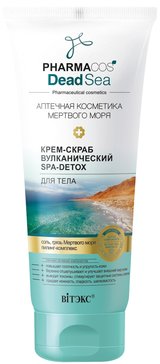 Крем-скраб для тела PHARMACOS DEAD SEA вулканический SPA-detox 200 мл Витэкс