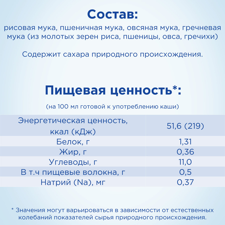 Купить нутрилон Каша безмолочная мультизлаковая 180г в городе Гаврилов-Ям в  интернет-аптеке Планета Здоровья