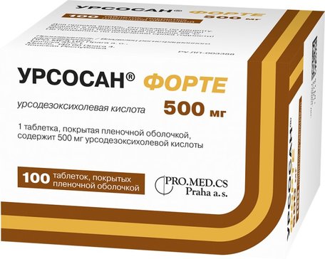 Купить урсосан форте таб п/об пленочной 500мг 100 шт ...