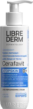 Купить librederm Cerafavit Крем для лица и тела липидовосстанавливающий ...