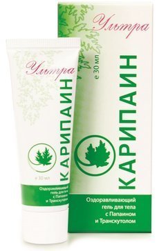 Купить карипаин ультра гель для тела 30 мл с папаином и транскулотом от ...