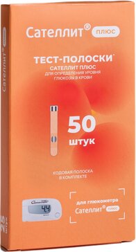 Купить сателлит Плюс Тест-полоски 50 шт от 605 руб. в городе Москва и ...