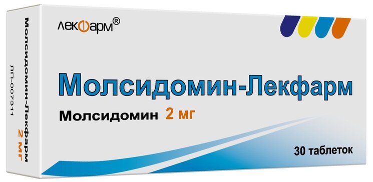 Купить Молсидомин таб 2 мг 30 шт (молсидомин) по выгодной цене в .