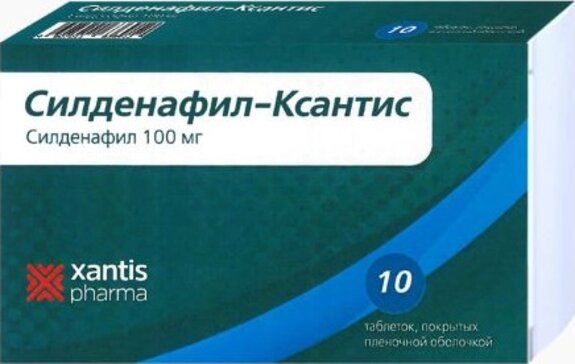 Купить силденафил-Ксантис таб 100 мг 10 шт (силденафил) от 303 руб. в ...