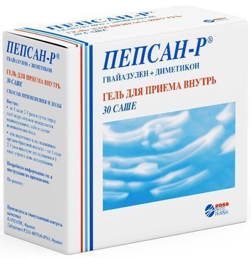 Купить Пепсан-Р гель для приема внутрь саше 30 шт (гвайазулен+диметикон ...