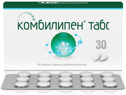 Купить Комбилипен табс таб п/об пленочной 30 шт (бенфотиамин+пиридоксин ...