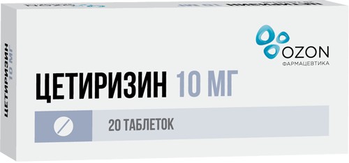 Купить Цетиризин таб 10 мг 20 шт (цетиризин) по выгодной цене в .