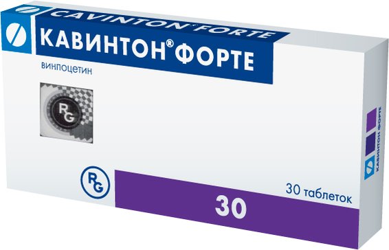 Купить Кавинтон форте таб 10 мг 30 шт (винпоцетин) по выгодной цене в .