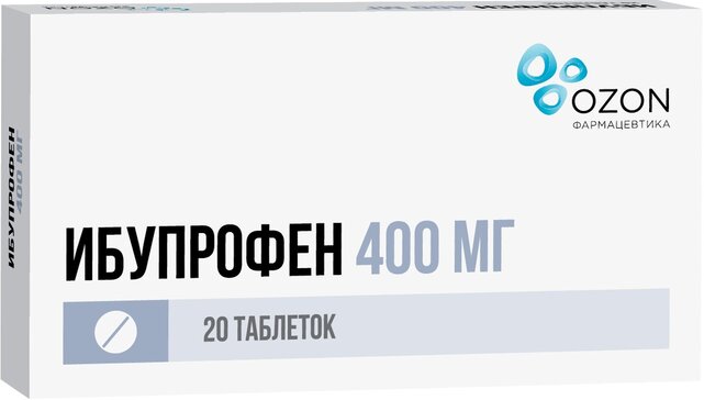 Купить ибупрофен таб 400 мг 20 шт (ибупрофен) от 59.50 руб. в городе ...
