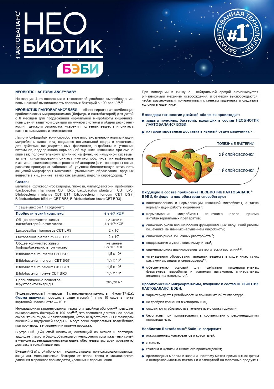 Необиотик лактобаланс капсулы инструкция