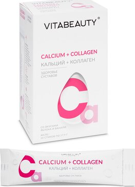 Купить vITABEAUTY Кальций + Коллаген батончик желейный 10 шт в городе ...