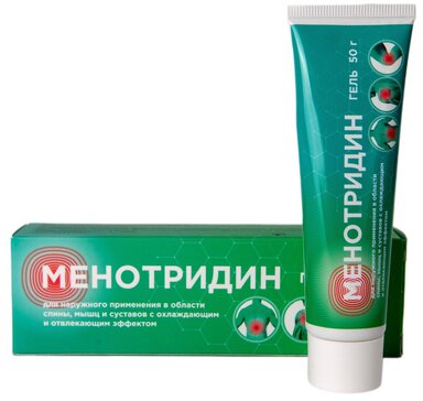 Купить менотридин гель для суставов и спины с отвлекающим и охлаждающим ...