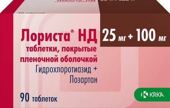 Лориста нд таблетки покрытые пленочной оболочкой инструкция