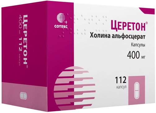 Купить церетон капс 400 мг 112 шт (холина альфосцерат) от 2736 руб. в ...
