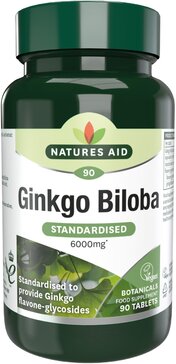 Купить nATURES AID Гинкго билоба 6000 мг таб 90 шт Нейчерс эйд (гинкго ...