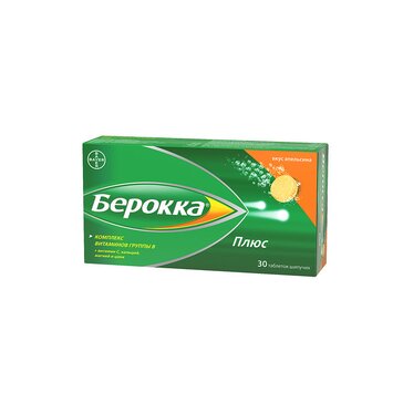 Купить берокка Плюс, витамины для мозга, таблетки шипучие, 30 шт ...