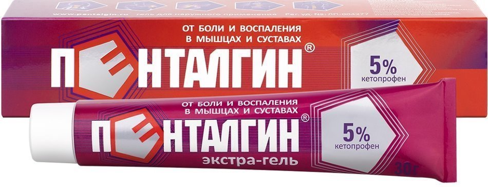 Купить пенталгин Экстра-гель от боли в спине, мышцах и суставах, 5% 30г ...